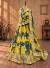 KcPc New Traditional Chinon Silk Lehenga with Handcrafted Gotapatti Work SSB