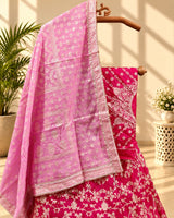 KcPc New Upada Silk Banarasi Style Handwork Gotapatti Lehenga RTK