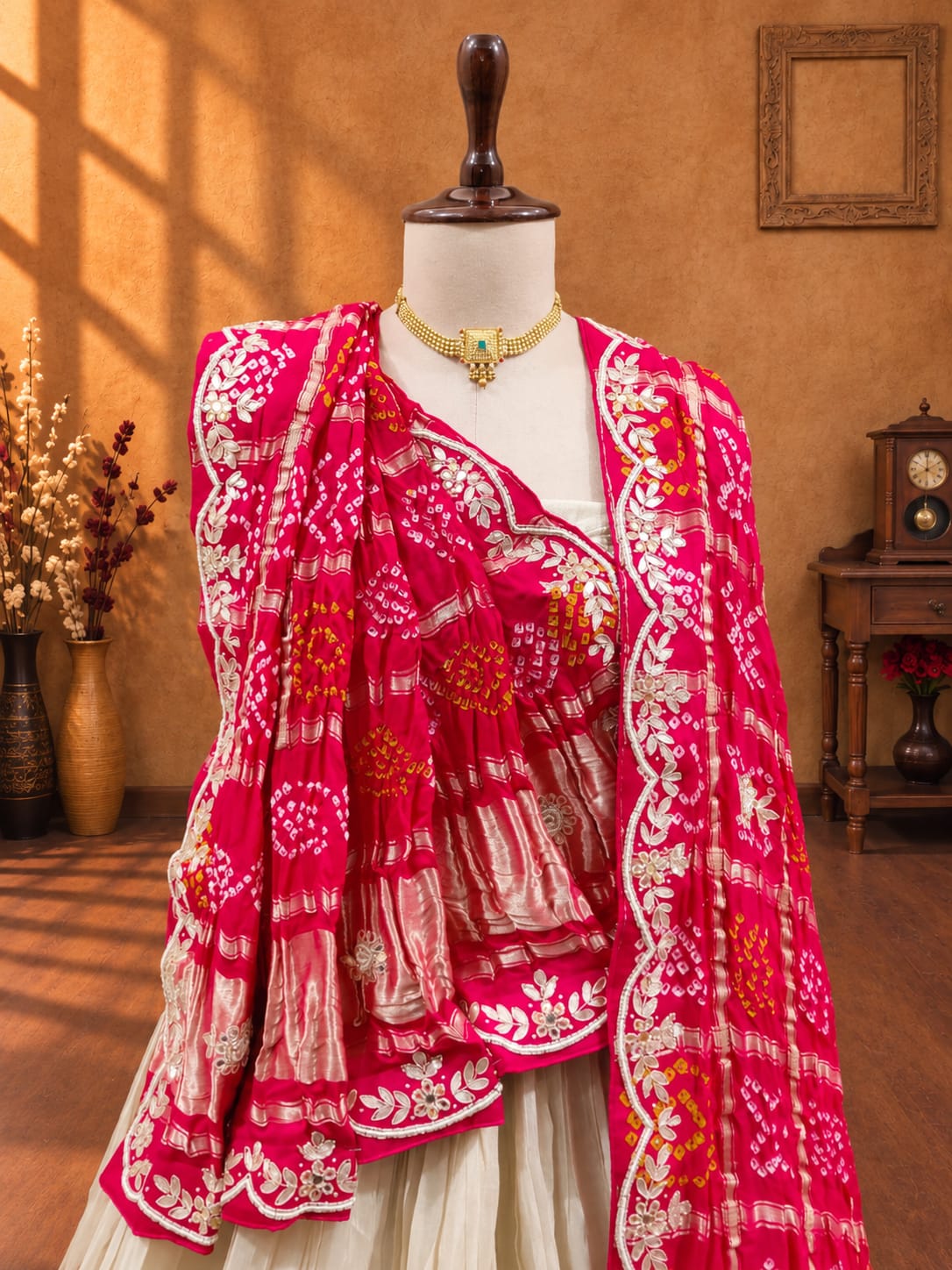 KcPc New Designer Upada Silk Lehenga with Traditional Cutdana EmbroideryRTK