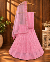 KCPC New Net Sequences Embroidery Lehenga set