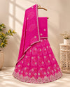 KcPc Designer Pure Ojariya Chinon Cutdana Gota patti Mirror work Lehenga MAD