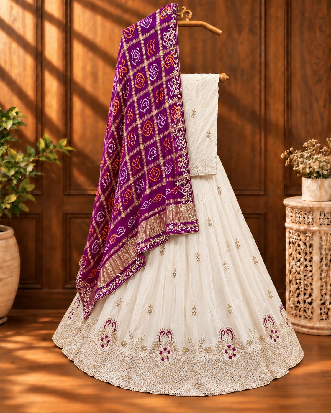 KcPc New Pure Upada silk Zaridoji Gotapatti Work Lehenga With Gaji silk Gotapatti Work Dupatta set,BTU