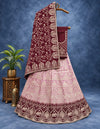 KcPc Pure Banarasi Dola silk With Zari Work Lehenga BTU