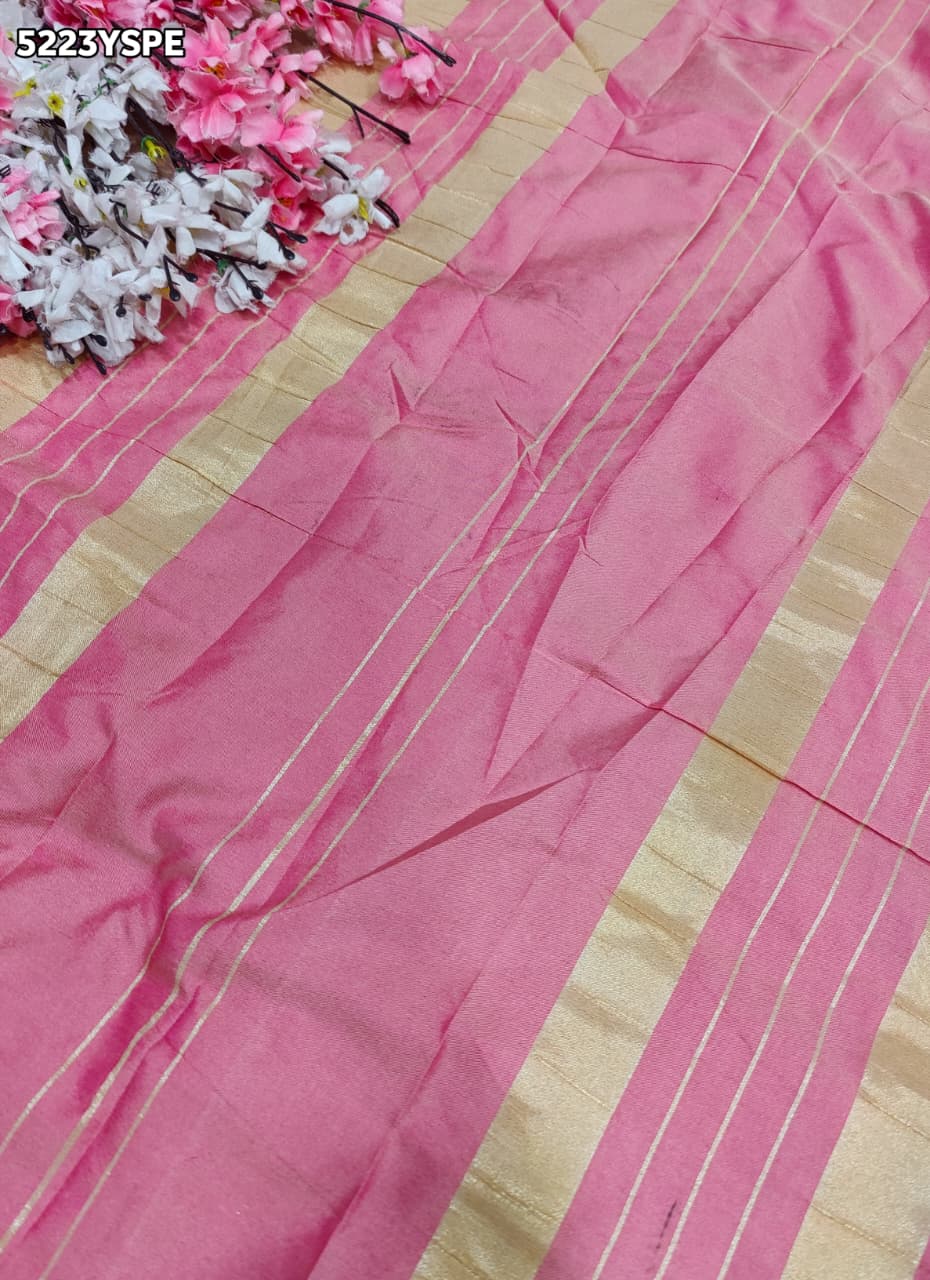 KcPc Banarasi Silk Kanjivaram Style Designer Saree with Zari Border