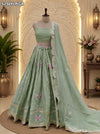 KcPc Tissue Silk Traditional Lehenga with Designer Gotapatti Work for Festive Wear