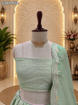 KcPc Tissue Silk Traditional Lehenga with Designer Gotapatti Work for Festive Wear