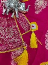 KcPc New SpecialDola Silk Bandhani Zari Weaving Work Saree RTK