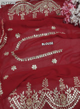 KcPc Ojariya Festive Saree Featuring Traditional Gota Patti Work with BlouseRKSH