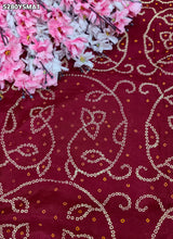 KcPc Festive Wear Viscous Silk Bandhani Style Saree with Zari Weaving VJT
