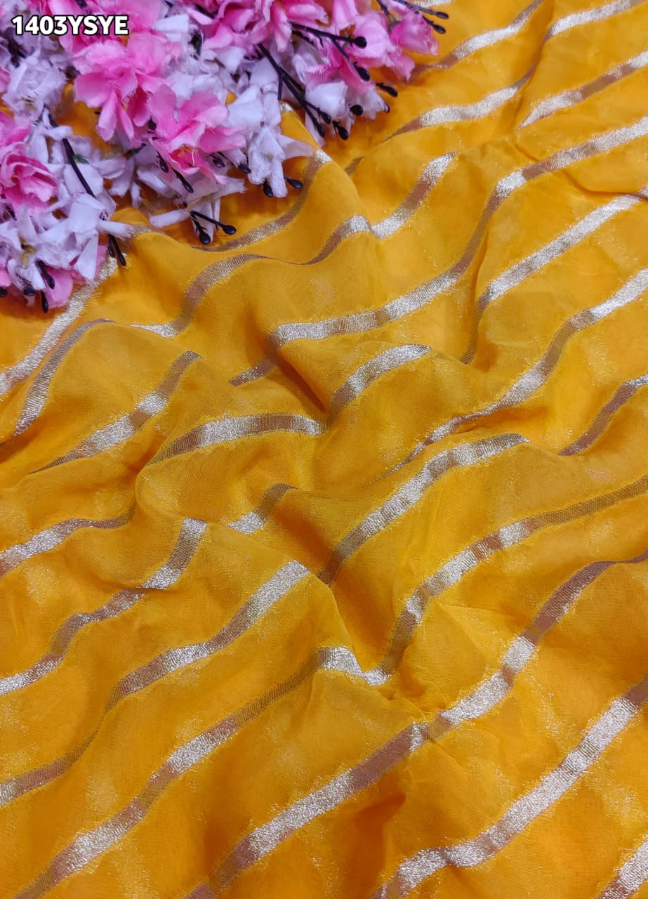 KcPc Designer Khaddi Georgette Leheriya Saree for Traditional WearVSH