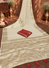 KcPc Khaddi Georgette Leheriya Style Saree for Traditional WearVSH
