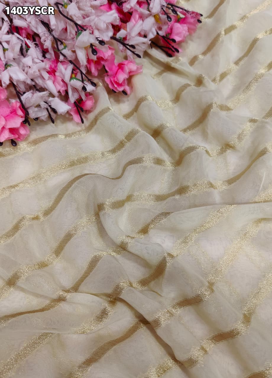 KcPc Khaddi Georgette Leheriya Style Saree for Traditional WearVSH