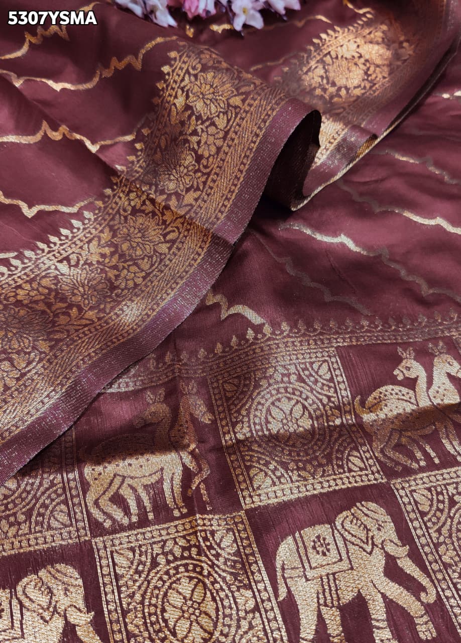 KcPc Banarasi Silk Banarasi Style Zari Work Festive Wear SareeKOKI