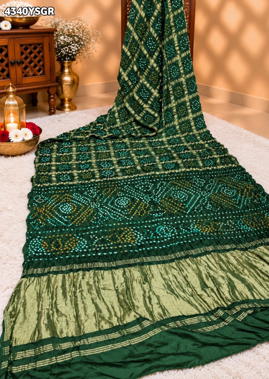 KcPc New Luxury Festive Wear Semi Gaji Silk Saree MSC
