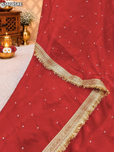 KcPc Designer Tissue Silk Saree with Elegant Embroidery Work for Traditional Celebrations ASH