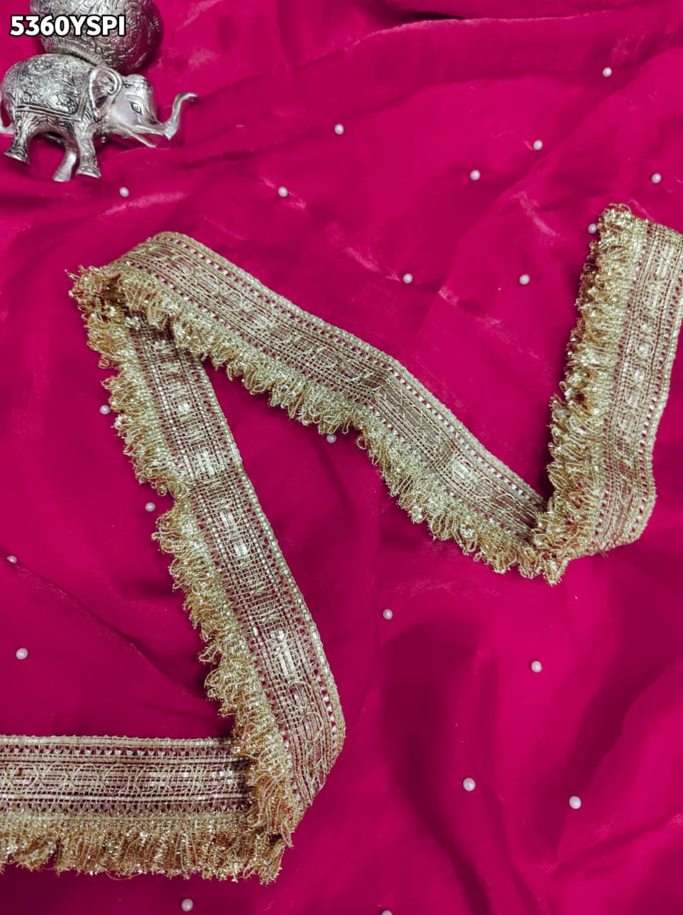 KcPc Designer Embroidered Tissue Silk Saree for Traditional Functions and Special Occasionss ASH