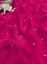KcPc Designer Embroidered Tissue Silk Saree for Traditional Functions and Special Occasionss ASH