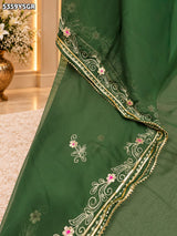 Kcpc Latest Georgette with Aari Work for Festive Wear Saree STC