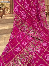KcPc New Gaji Silk Saree with Beautiful Gotapatti Detailing VRS