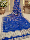 KcPc Latest Royal Gaji Silk Bandhani Saree with Elegant Gotapatti Work