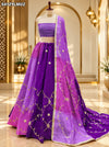 KcPc Designer HO Silk Lehenga with Traditional Gotapatti Work