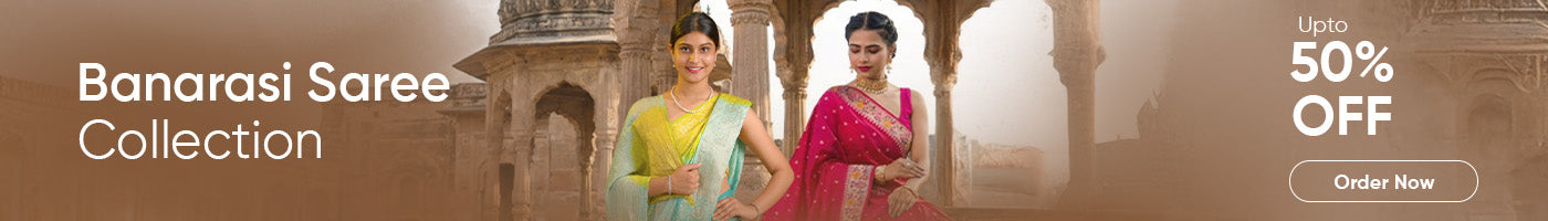 Buy Banarasi Saree Online Upto 50% Off | KCPC