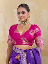 Banarasi style saree under 1500
