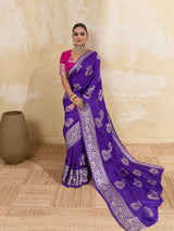 Banarasi style saree under 1500