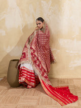 KcPc New Traditional Khaddi Georgette Dupatta with Meena Kari Detailing KcPc