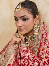 KcPc New Traditional Khaddi Georgette Dupatta with Meena Kari Detailing KcPc