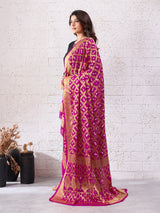 KcPc Special Silk Bandhani Dupatta with Handmade WorkSA