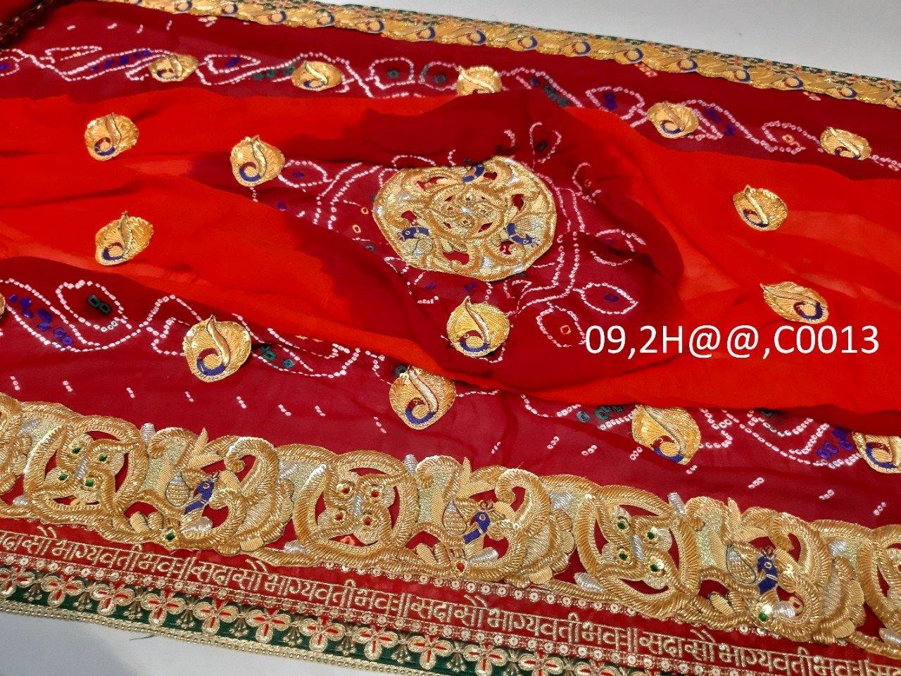 New Heavy Belbtti pure Georgat odhna - KcPc Bandhani
