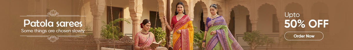 Buy Patola Saree Online Upto 50% Off | KCPC