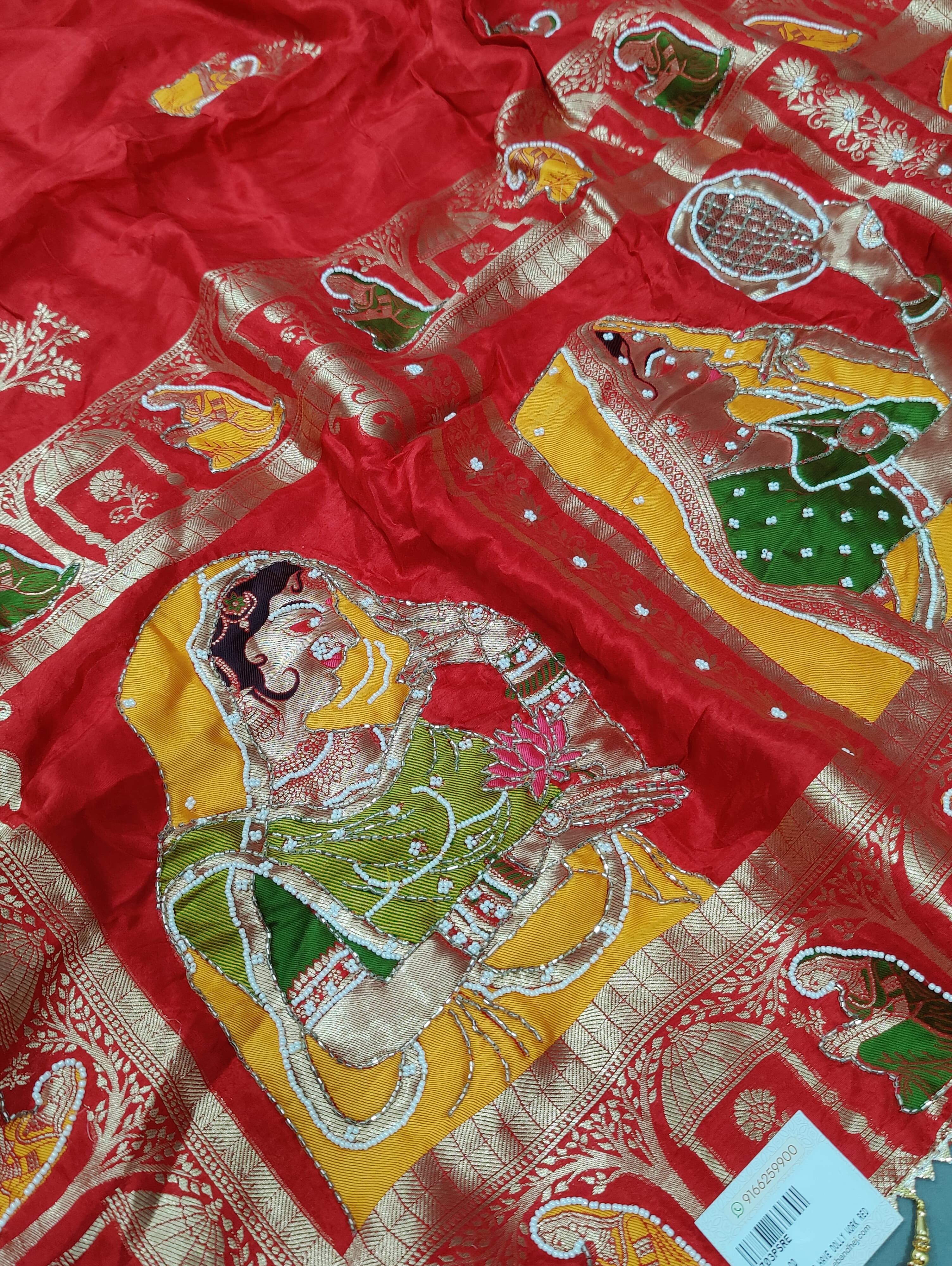 Munga Silk Karwa Chouth Special saree