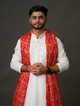 KcPc Chinon Bandhani Gent's DupattaRAY