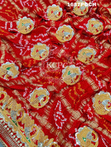 KcPc Marwadi Heavy Chunri Pure Gaji Silk Bel Buti Odhna