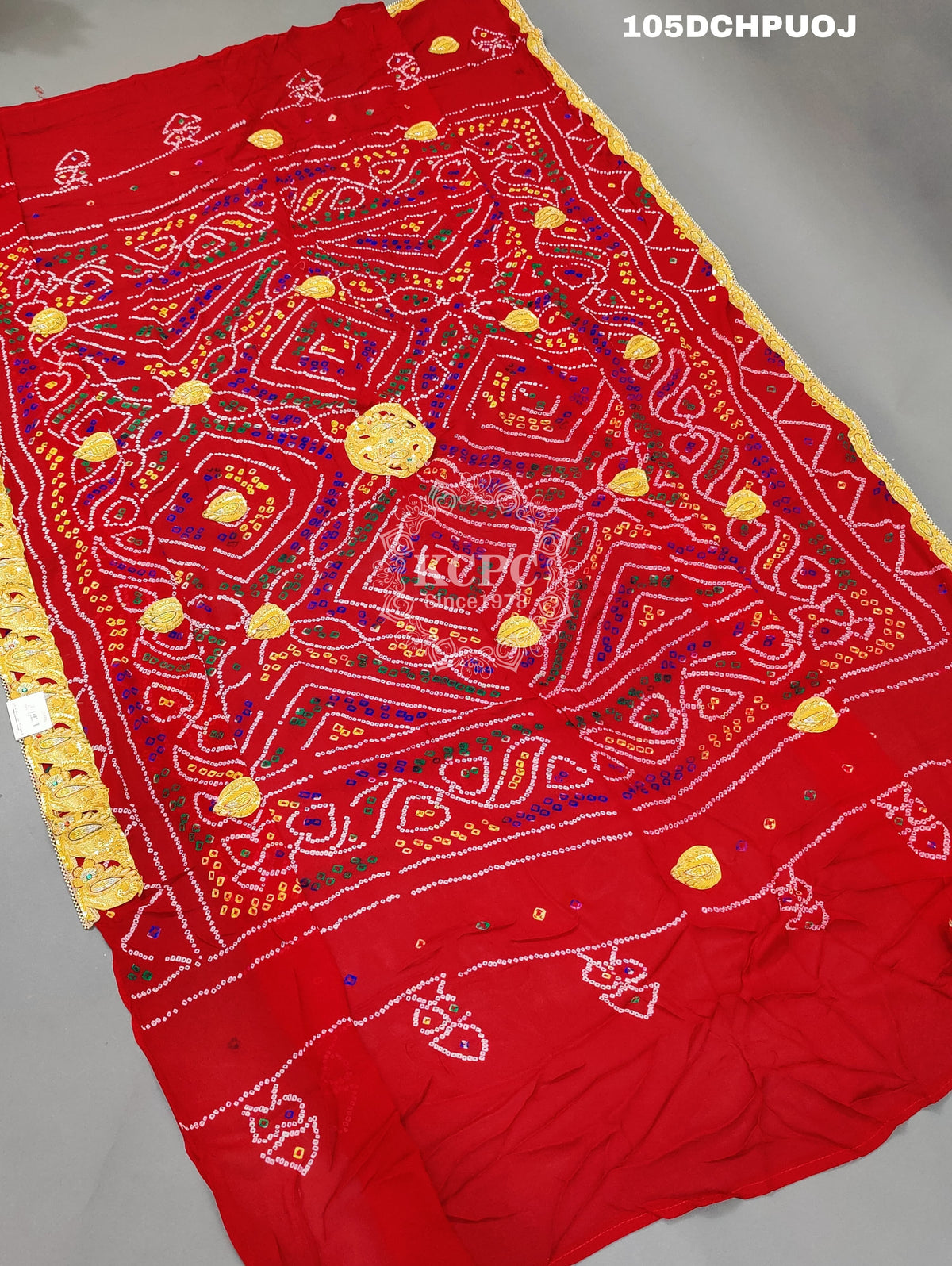 KcPc Rajasthani Chunri Odhna Dupatta Traditional Marwari KC Chunri