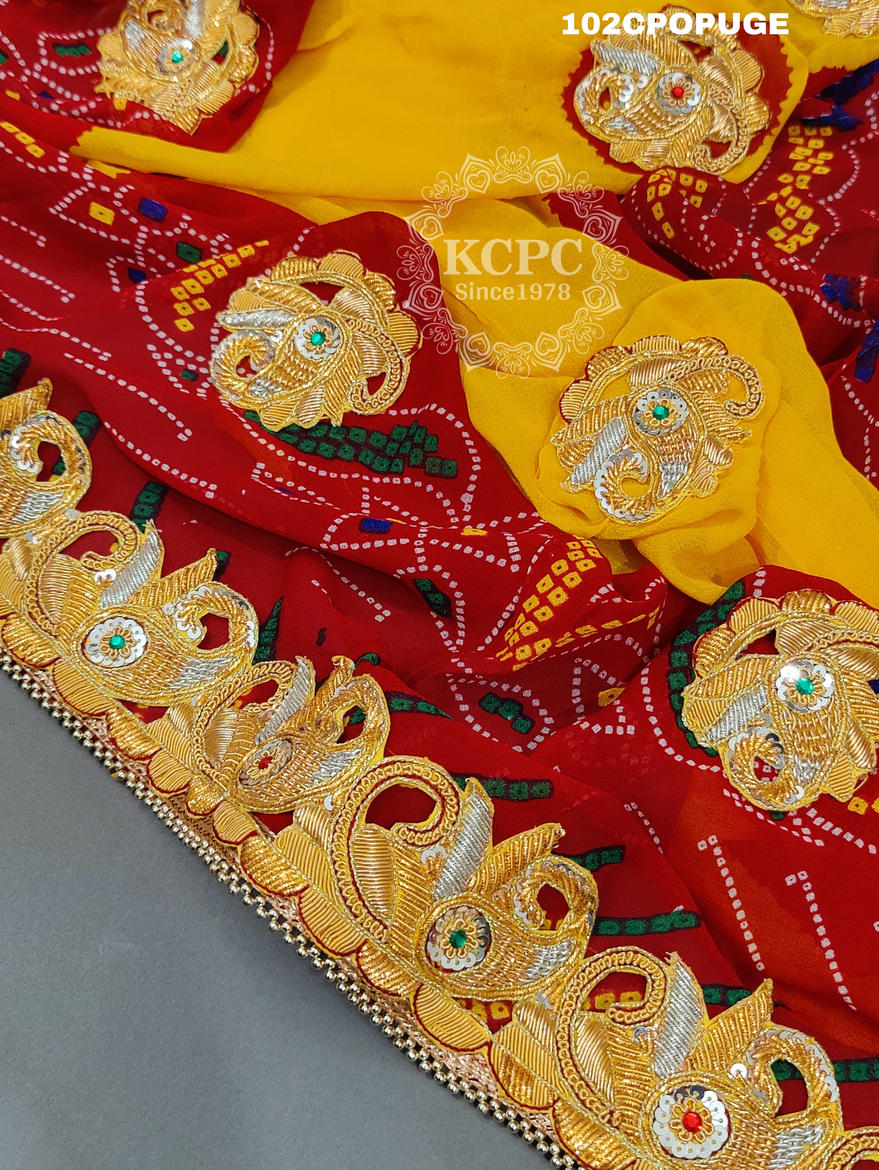 KcPc Bridal Marriage Pomcha Odhna Pomcha