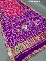 ByGharchola Bandhani Saree With Traditional Wear