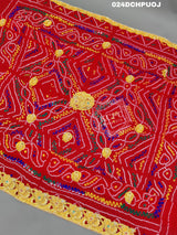 KcPc Marriage Purpose Chunri Pilia Dupatta Traditional Chunri (Pure Ojariya Fabric)