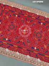 KcPc New Marwadi Pure Georgette bandhani Heavy Gotapatti work border Dupatta