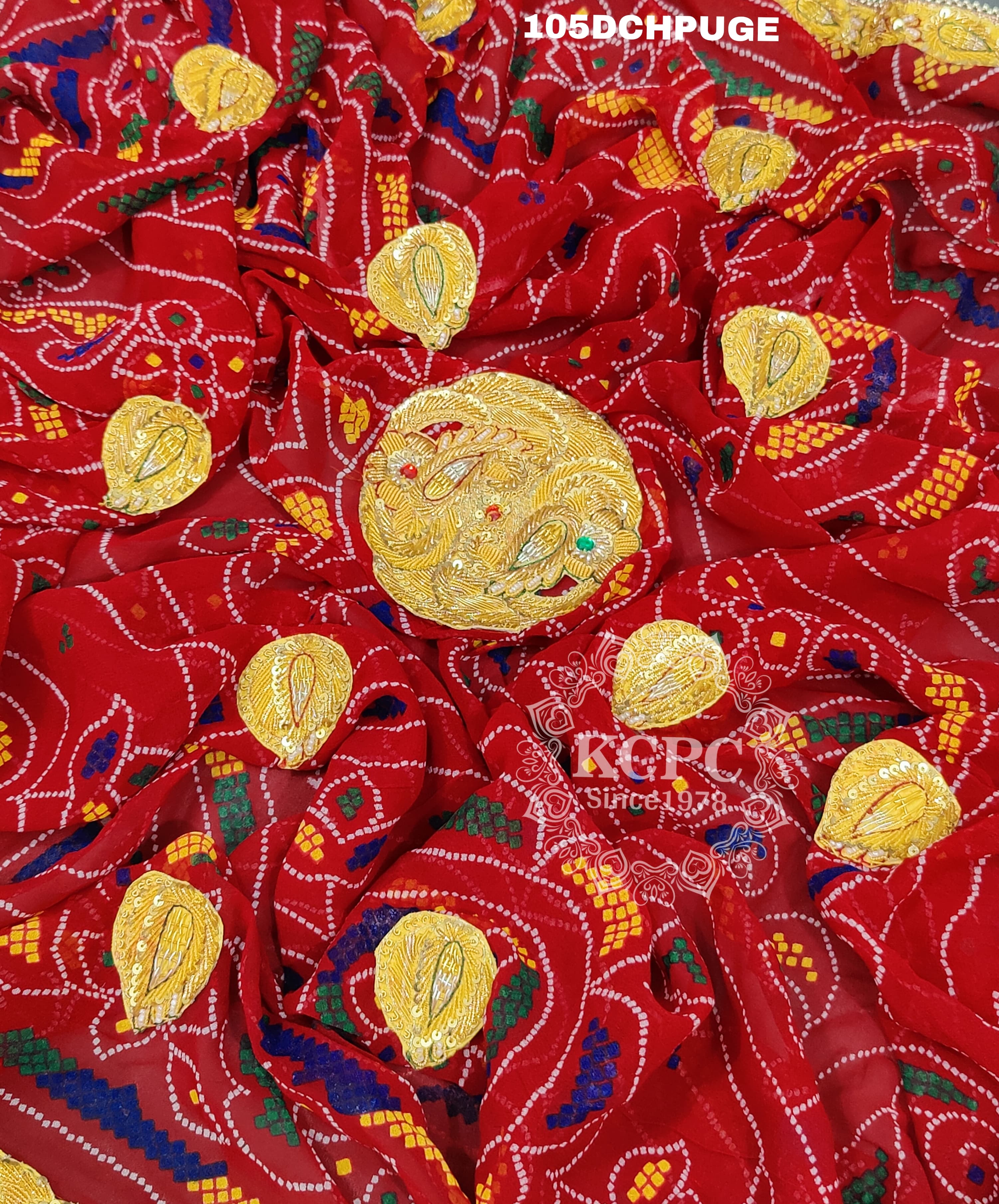 KcPc Rajasthani Chunri Odhna Dupatta Traditional MarwariChunri