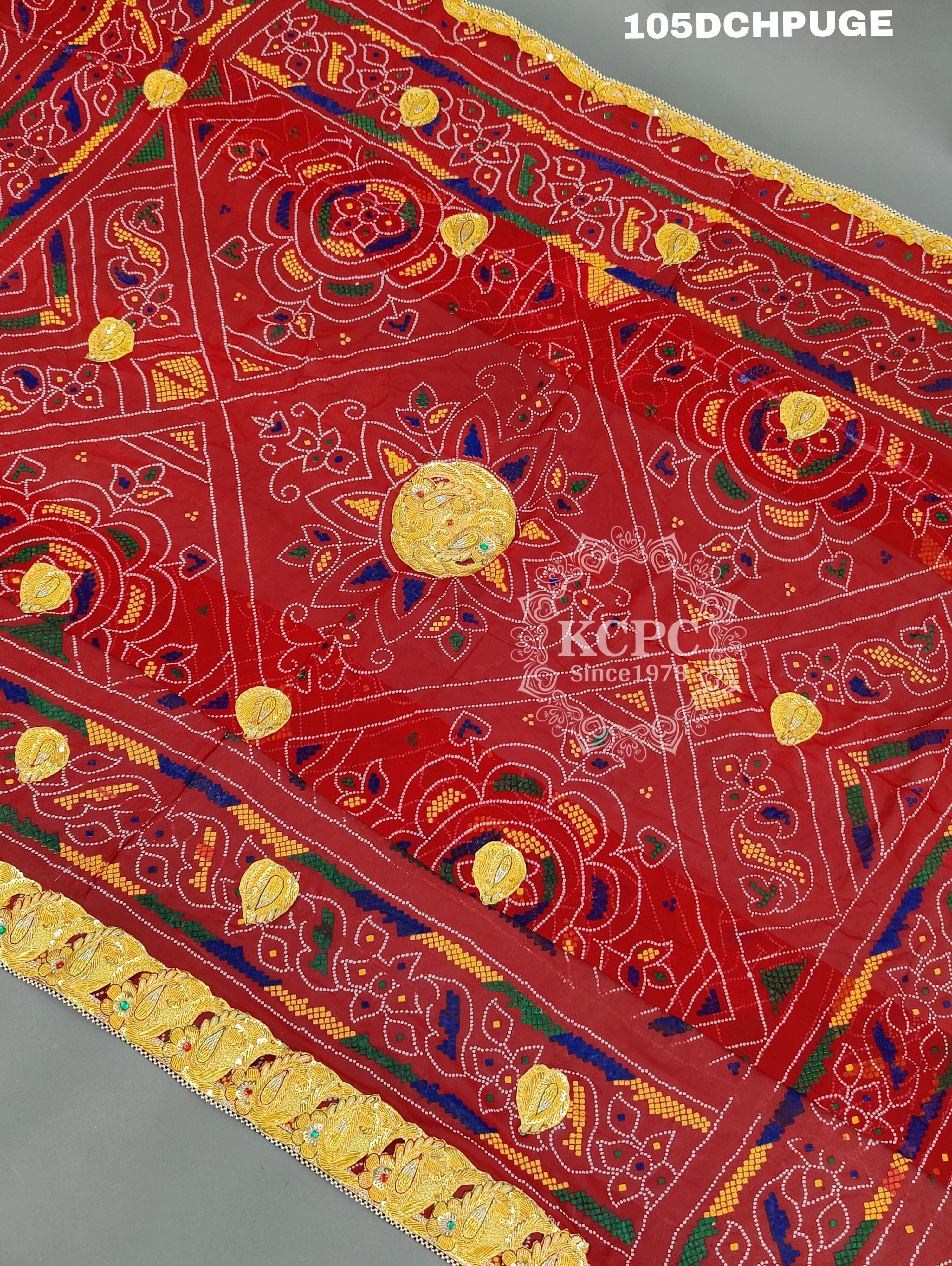 KcPc Rajasthani Chunri Odhna Dupatta Traditional MarwariChunri