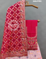 KcPc Pure Dola Banarasi zari weaving Lehenga Set BTU