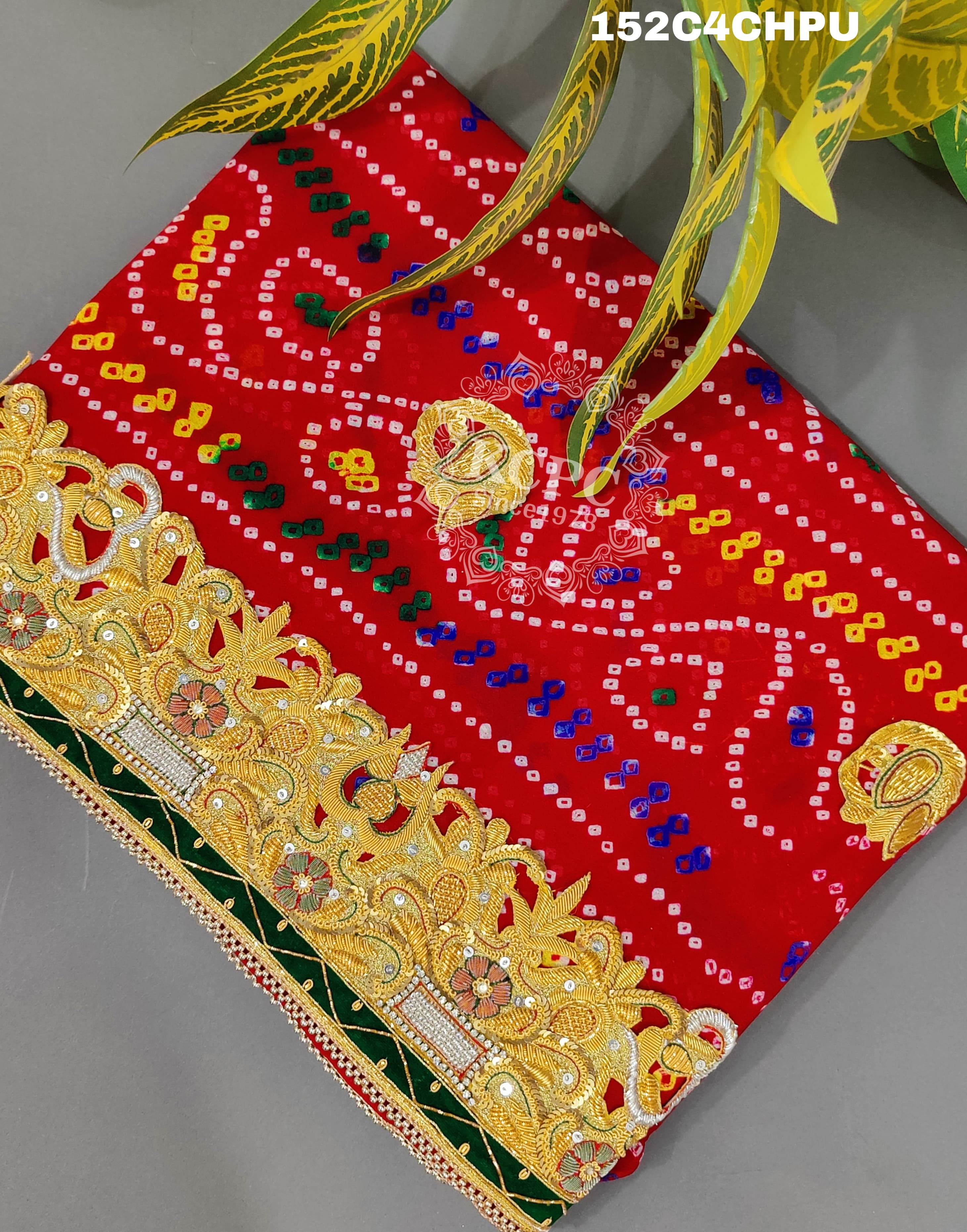 KcPc Original Marwadi Bhaat ki chunri Piliya OdhnaChunri (Pure Ojariya Fabric)