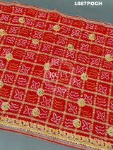 KcPc Marwadi Heavy Chunri Pure Gaji Silk Bel Buti Odhna