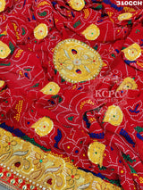 KcPc New Heavy Belbutti Pure Geogette Odhna Chunri