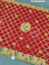 KcPc New Banarasi Gharchola bhandhani Heavy Belbuti Odhna Chunri (Dupatta)