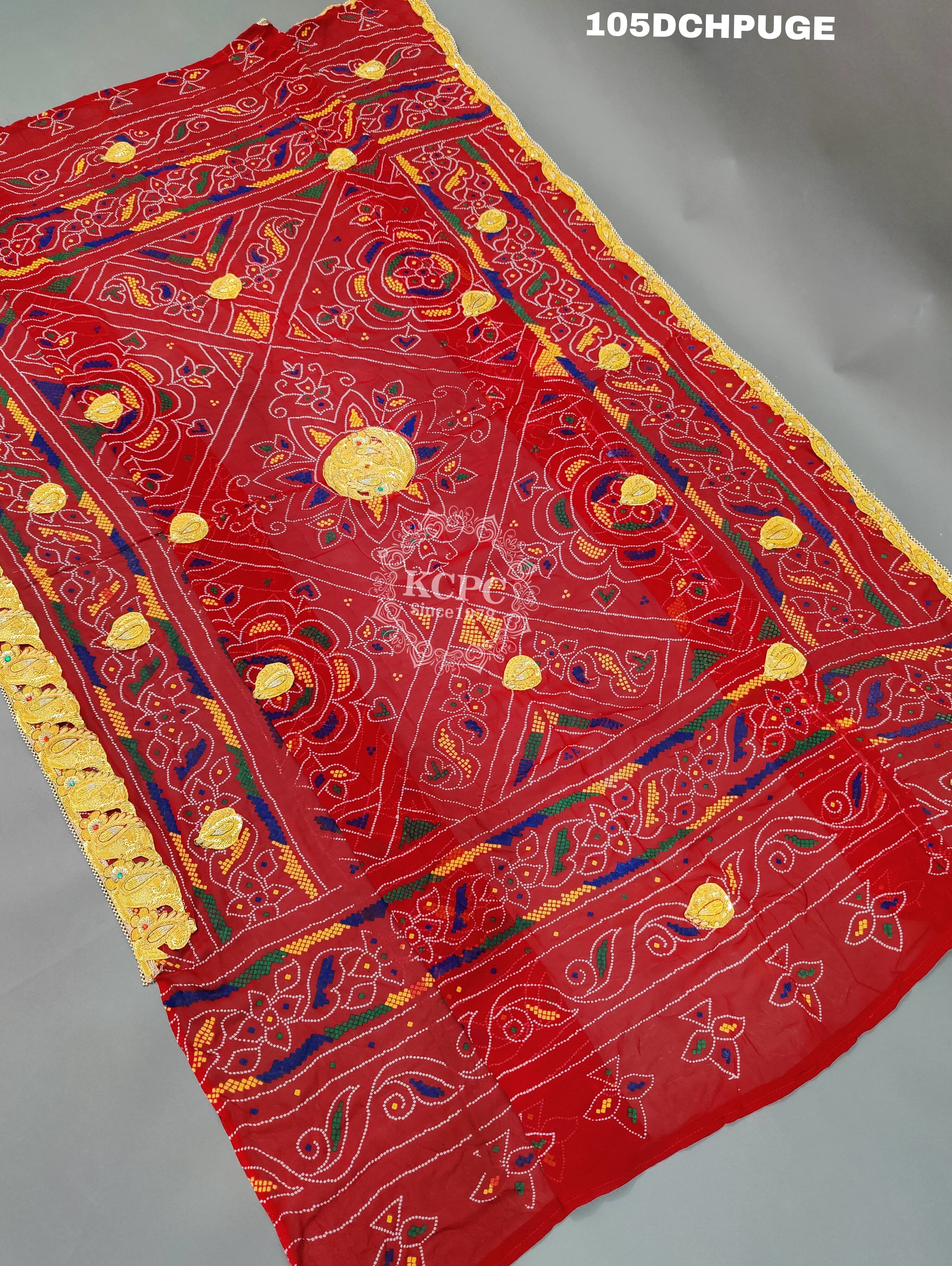 KcPc Rajasthani Chunri Odhna Dupatta Traditional MarwariChunri