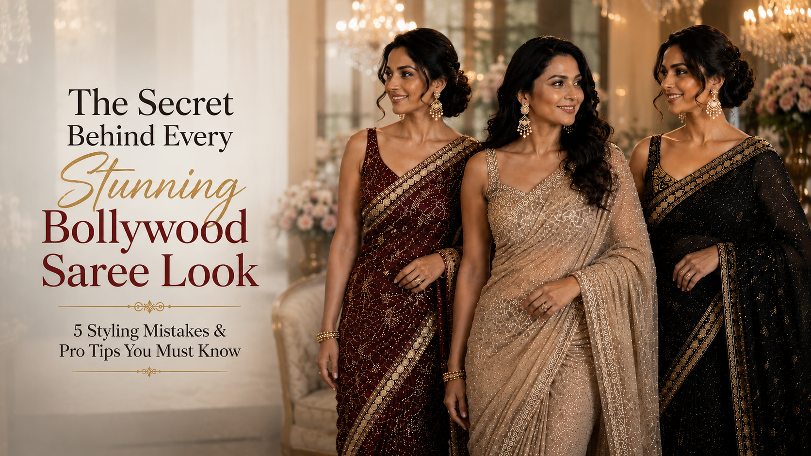Secret Tips to Get the Iconic Bollywood Saree Look Easily